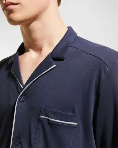 Hanro Men's Night & Day Knit Pajama Set | Thumbnail 4