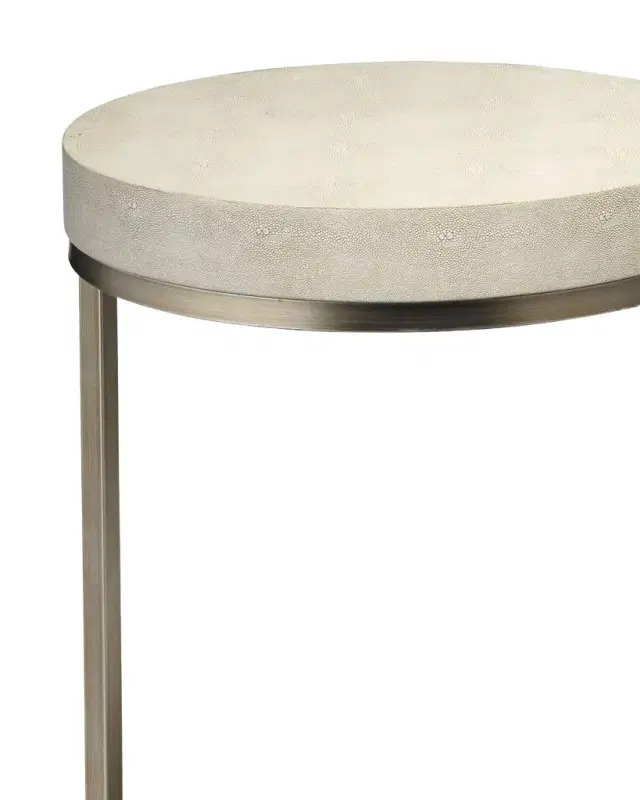 Jamie Young Chester Faux Shagreen Side Table