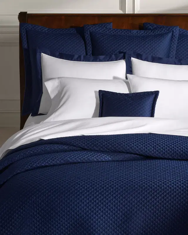 Ralph Lauren Home Quilted Sateen Argyle European Sham