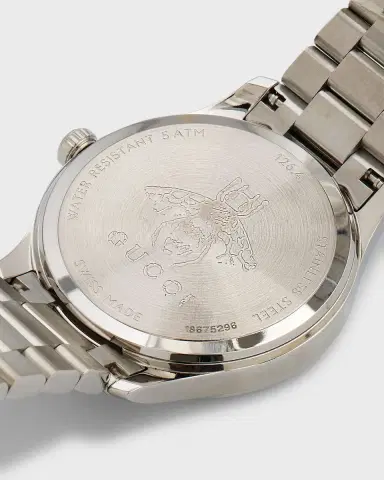 Gucci 32mm G-Timeless Bracelet Watch With Bees | Thumbnail 4