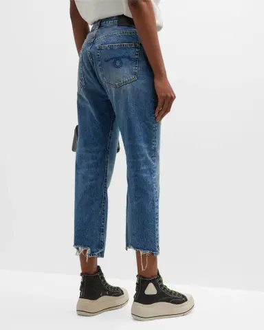 R13 Distressed Boyfriend Jeans | Thumbnail 2