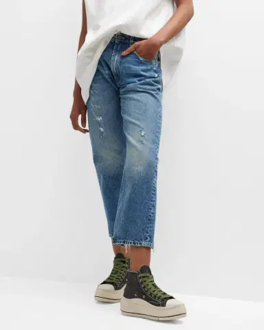 R13 Distressed Boyfriend Jeans | Thumbnail 6