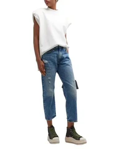R13 Distressed Boyfriend Jeans | Thumbnail 1
