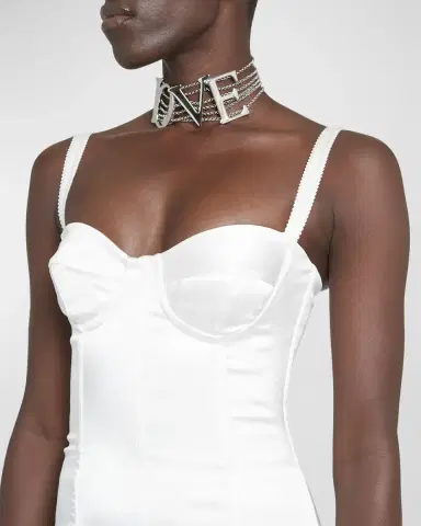 Dolce & Gabbana Satin Bustier Mini Dress | Thumbnail 4 Dolce & Gabbana Satin Bustier Mini Dress | Thumbnail 4
