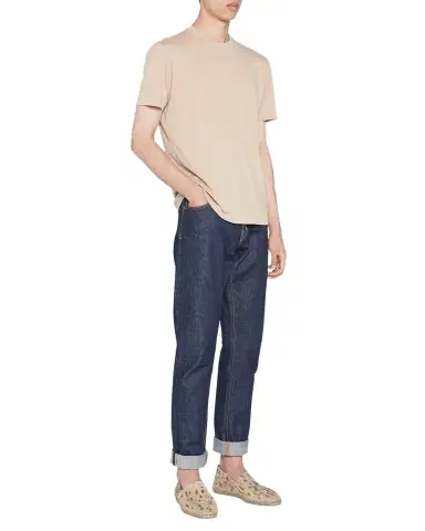 Tom Ford Men's Lyocell-Cotton Crewneck T-Shirt | Thumbnail 1