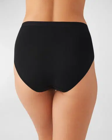 Wacoal Understated High-Rise Stretch Cotton Briefs | Thumbnail 2