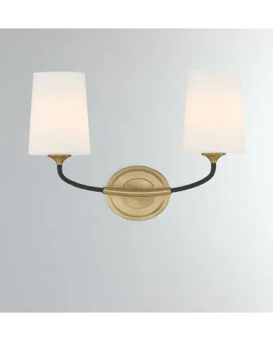 Crystorama Niles 2-Light Forged Wall Mount | Thumbnail 3 Crystorama Niles 2-Light Forged Wall Mount | Thumbnail 3
