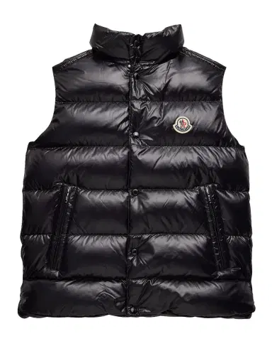 Moncler Kid 's Tib Logo Quilted Vest, Size 8-14 | Thumbnail 2
