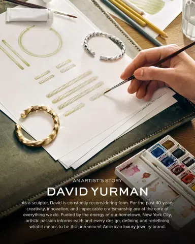 David Yurman Cable Flex Bracelet with Gemstone in Silver and 14K Gold, 4mm | Thumbnail 7 David Yurman Cable Flex Bracelet with Gemstone in Silver and 14K Gold, 4mm | Thumbnail 7