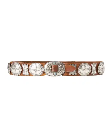 Ralph Lauren Collection Leather Cast Concho Belt | Thumbnail 2 Ralph Lauren Collection Leather Cast Concho Belt | Thumbnail 2