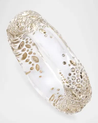 Alexis Bittar Confetti Crystal Lucite Hinge Bracelet | Thumbnail 2 Alexis Bittar Confetti Crystal Lucite Hinge Bracelet | Thumbnail 2