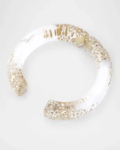 Alexis Bittar Confetti Crystal Lucite Hinge Bracelet | Thumbnail 3 Alexis Bittar Confetti Crystal Lucite Hinge Bracelet | Thumbnail 3