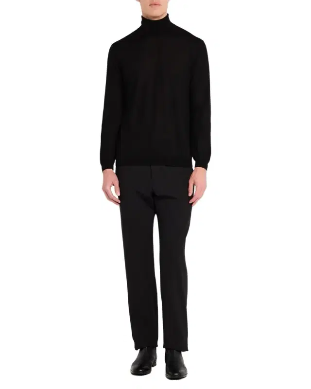 Giorgio Armani Men 's Cashmere Plain Stitch Turtleneck