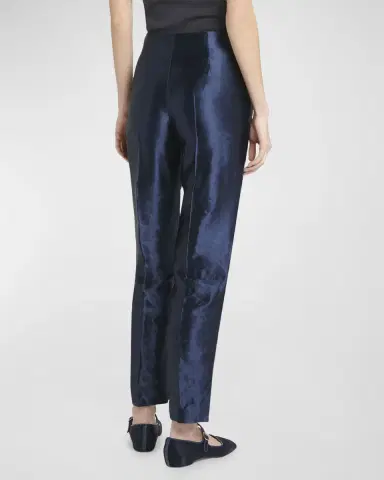 Giorgio Armani Linen Silk Straight-Leg Trousers | Thumbnail 5 Giorgio Armani Linen Silk Straight-Leg Trousers | Thumbnail 5