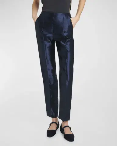Giorgio Armani Linen Silk Straight-Leg Trousers | Thumbnail 6 Giorgio Armani Linen Silk Straight-Leg Trousers | Thumbnail 6
