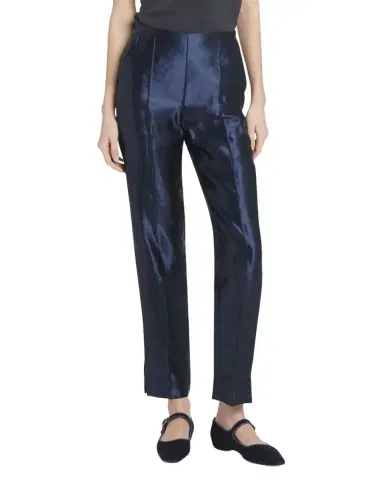 Giorgio Armani Linen Silk Straight-Leg Trousers | Thumbnail 1 Giorgio Armani Linen Silk Straight-Leg Trousers | Thumbnail 1