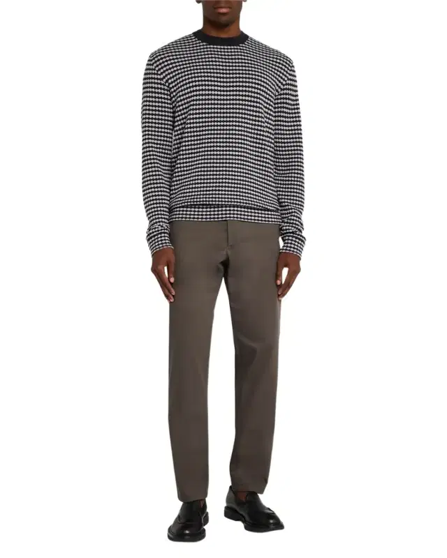 Giorgio Armani Men 's Dot-Effect Jacquard Sweater