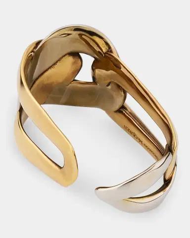 McQueen Double Chain Ring | Thumbnail 3