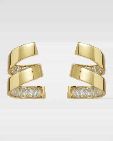 Lele Sadoughi Pirouette Spiral Earrings | Thumbnail 2