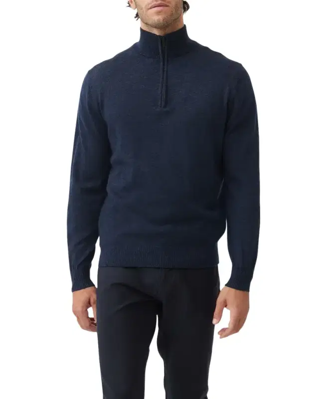 Rodd & Gunn Men 's Calderwell Wool Quarter-Zip Sweater