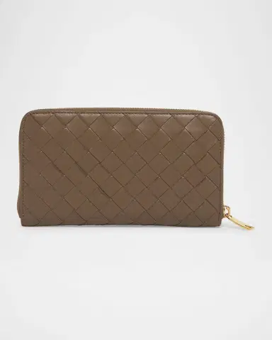 Bottega Veneta Intrecciato Zip-Around Wallet | Thumbnail 2