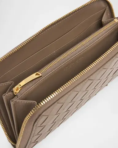 Bottega Veneta Intrecciato Zip-Around Wallet | Thumbnail 3