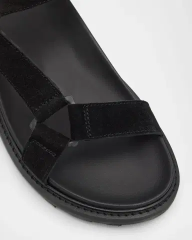 MOSCHINO Men's Leather and Suede Sandals | Thumbnail 4 MOSCHINO Men's Leather and Suede Sandals | Thumbnail 4