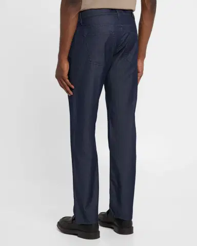 Giorgio Armani Men's Cotton-Silk 5-Pocket Pants | Thumbnail 2 Giorgio Armani Men's Cotton-Silk 5-Pocket Pants | Thumbnail 2