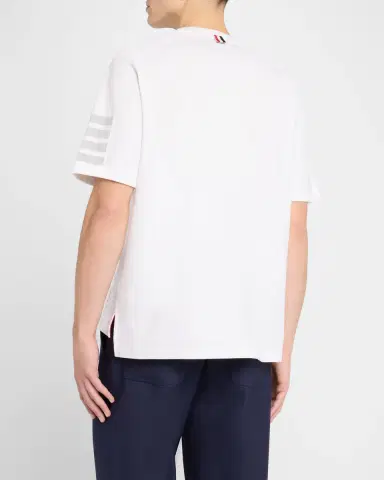 Thom Browne Men's 4-Bar Milano T-Shirt | Thumbnail 2