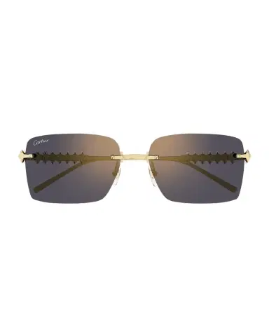 Cartier Rimless Metal Rectangle Sunglasses | Thumbnail 1 Cartier Rimless Metal Rectangle Sunglasses | Thumbnail 1
