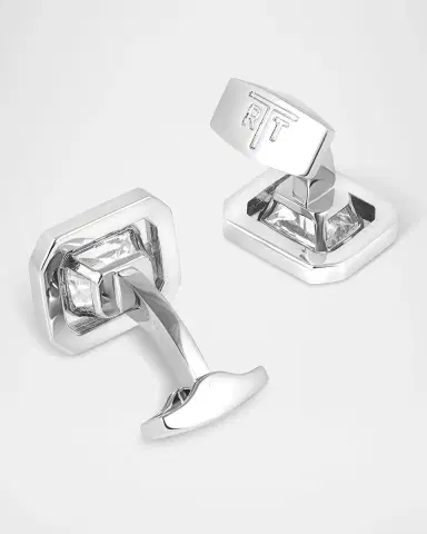 Tateossian Men 's Rectangle Cubic Zirconia Cufflinks | Thumbnail 3