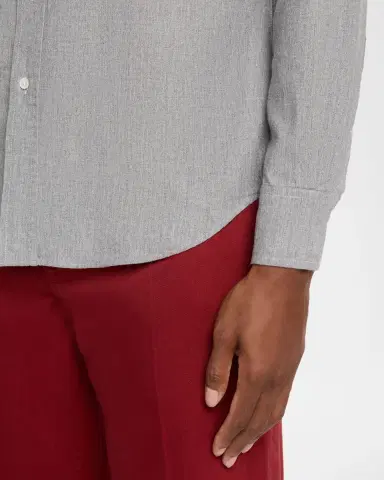 Thom Browne Men's Chambray Long-Sleeve Shirt | Thumbnail 4 Thom Browne Men's Chambray Long-Sleeve Shirt | Thumbnail 4