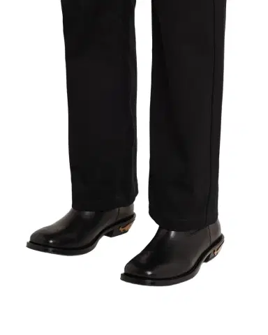 MOSCHINO Men's Berlin Leather Ankle Boots | Thumbnail 1