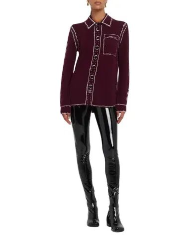 Marc Jacobs Trompe-L 'oeil Knit Button-Front Cardigan | Thumbnail 1