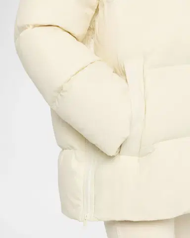 Yves Salomon Down Jacket with Removable Hood & Shearling Trim | Thumbnail 4 Yves Salomon Down Jacket with Removable Hood & Shearling Trim | Thumbnail 4