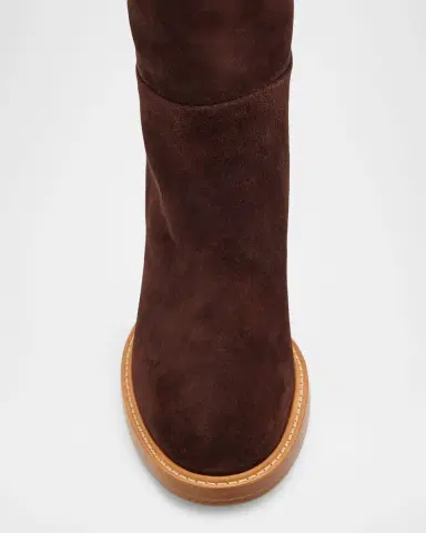 Gabriela Hearst Bocca Suede Knee-High Boots | Thumbnail 3