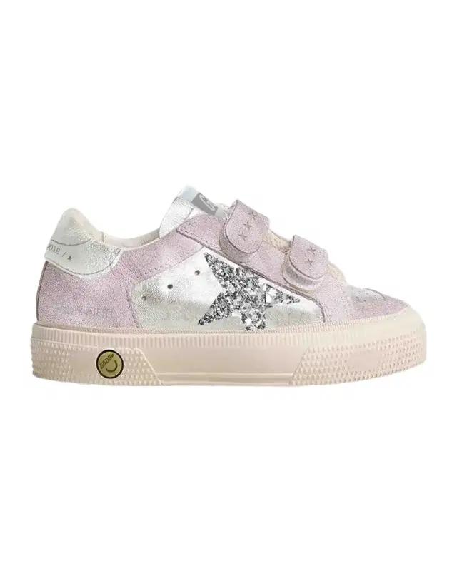 Girl 's May School Leather Sneakers, Toddler