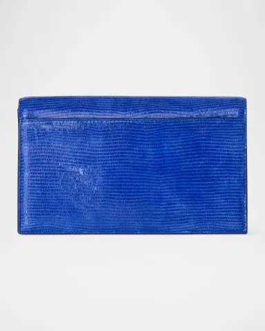 Akris Anouk Lizard-Print Clutch Bag w/ Chain | Thumbnail 4 Akris Anouk Lizard-Print Clutch Bag w/ Chain | Thumbnail 4