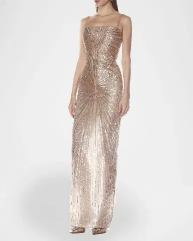 Bronx and Banco Dahlia Sequined Maxi Dress | Thumbnail 3