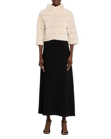 Gorski Lamb Shearling Bolero Jacket | Thumbnail 1 Gorski Lamb Shearling Bolero Jacket | Thumbnail 1