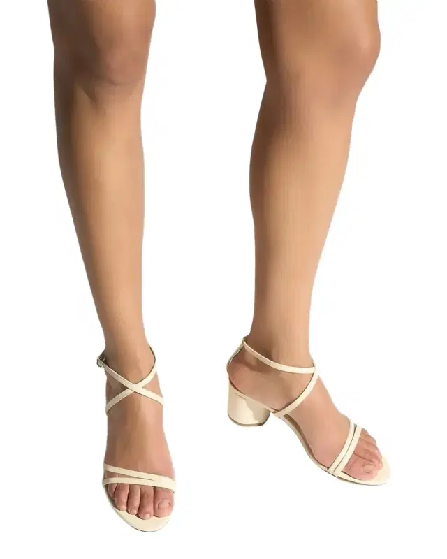 65mm Mirella Nappa Leather Sandals