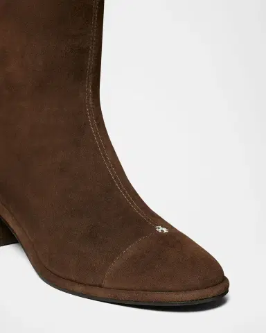 Tory Burch Cap-Toe Suede Knee-High Boots | Thumbnail 3 Tory Burch Cap-Toe Suede Knee-High Boots | Thumbnail 3