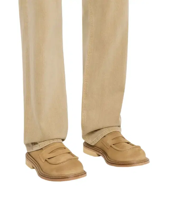 Men 's Suede Penny Loafers