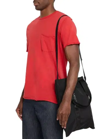MOSCHINO Men's Logo-Strap Canvas Tote Bag | Thumbnail 1 MOSCHINO Men's Logo-Strap Canvas Tote Bag | Thumbnail 1