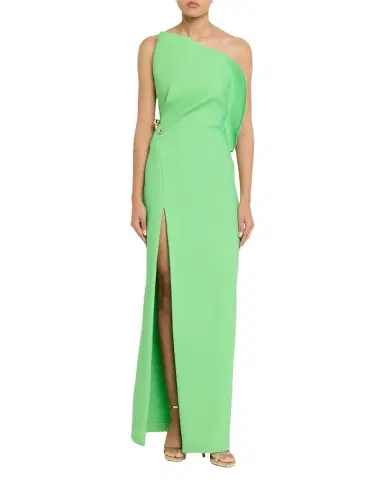 Monique Lhuillier Sculpted Petal Strapless Brocade Column Gown | Thumbnail 1 Monique Lhuillier Sculpted Petal Strapless Brocade Column Gown | Thumbnail 1