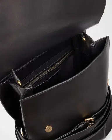 MOSCHINO Men's Tie Me Leather Backpack | Thumbnail 3 MOSCHINO Men's Tie Me Leather Backpack | Thumbnail 3