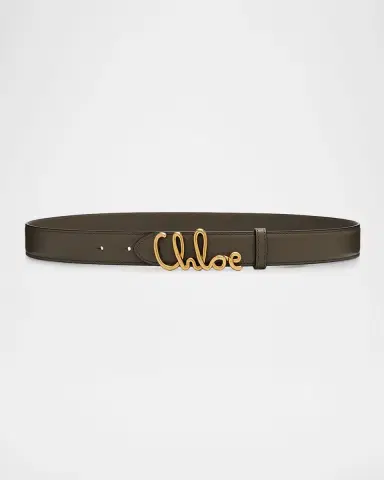Chloé Iconic Leather Belt | Thumbnail 3 Chloé Iconic Leather Belt | Thumbnail 3