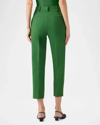 Akris punto Ferry Pintuck Viscose Jersey Tapered-Leg Ankle Pants | Thumbnail 2 Akris punto Ferry Pintuck Viscose Jersey Tapered-Leg Ankle Pants | Thumbnail 2
