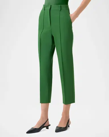 Akris punto Ferry Pintuck Viscose Jersey Tapered-Leg Ankle Pants | Thumbnail 3 Akris punto Ferry Pintuck Viscose Jersey Tapered-Leg Ankle Pants | Thumbnail 3