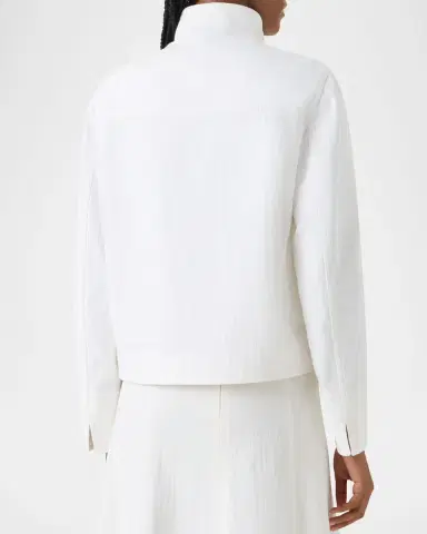 Akris punto Stand-Collar Stretch Denim Jacket | Thumbnail 2 Akris punto Stand-Collar Stretch Denim Jacket | Thumbnail 2